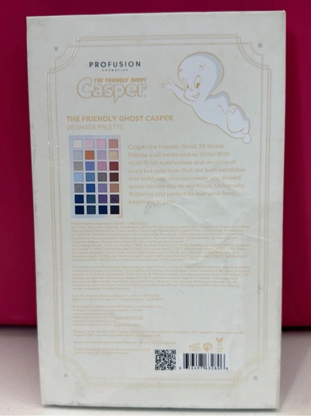 Profusion Cosmetics Casper The Friendly Ghost Eyeshadow Palette